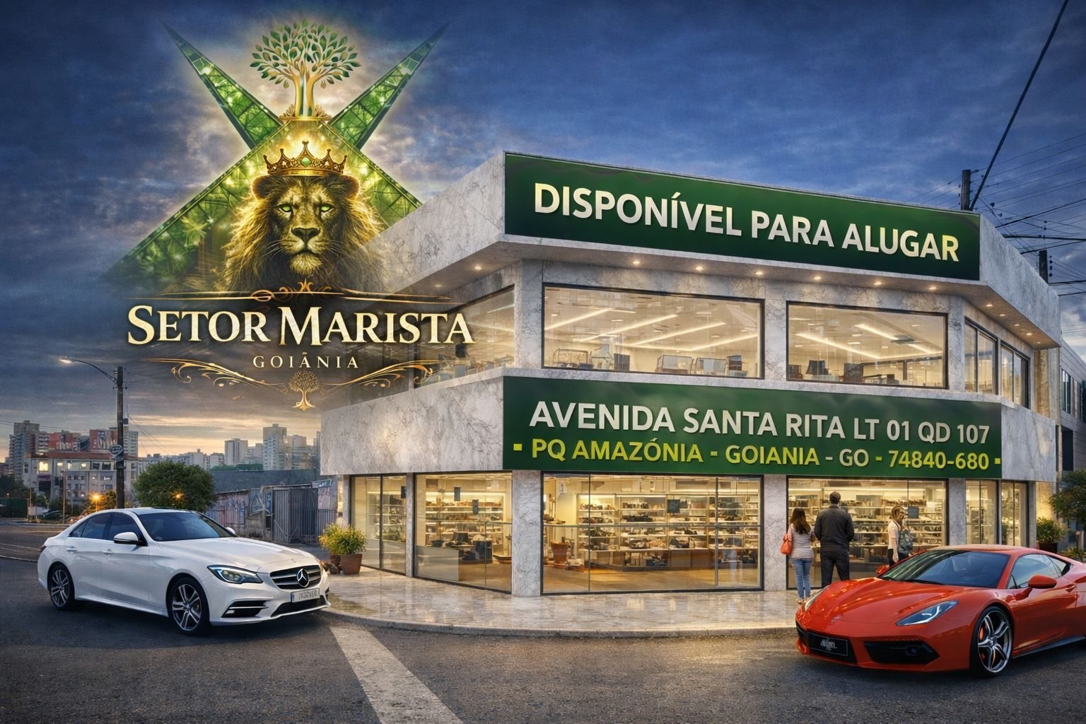 Imóvel comercial disponível para alugar em Goiânia com destaque para negócios e oportunidades.