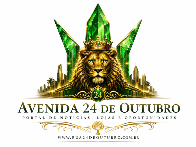 Logomarca Avenida 24 de Outubro, portal de notícias, lojas e oportunidades em Goiânia.